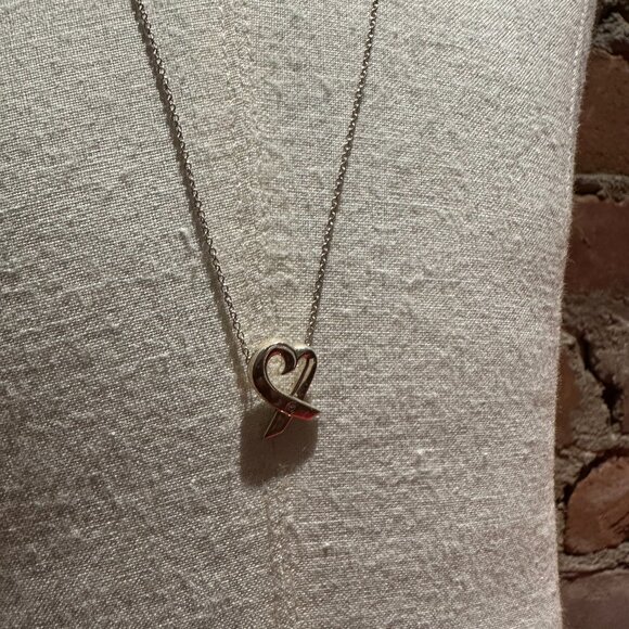 Tiffany & Co. Necklace Set — Paloma Picasso Loving Heart (1P Diamond) + 1837 Bar - Picture 8 of 11